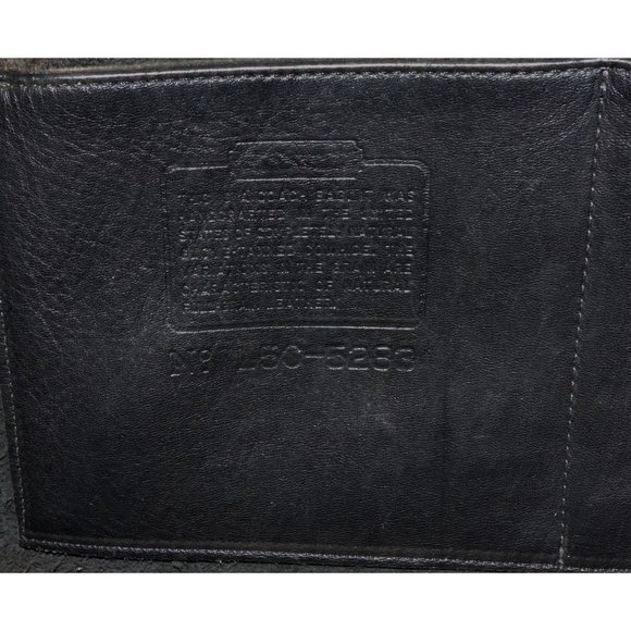 Vintage Coach Bag, Harrison Briefcase, Black Leather Messenger, Laptop Bag - Picture 10 of 10